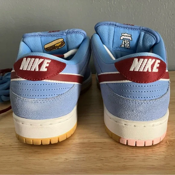 RARE Nike Dunk Low Premium SB Philadelphia Phillies Sneakers Philly Shoes - Picture 13 of 16
